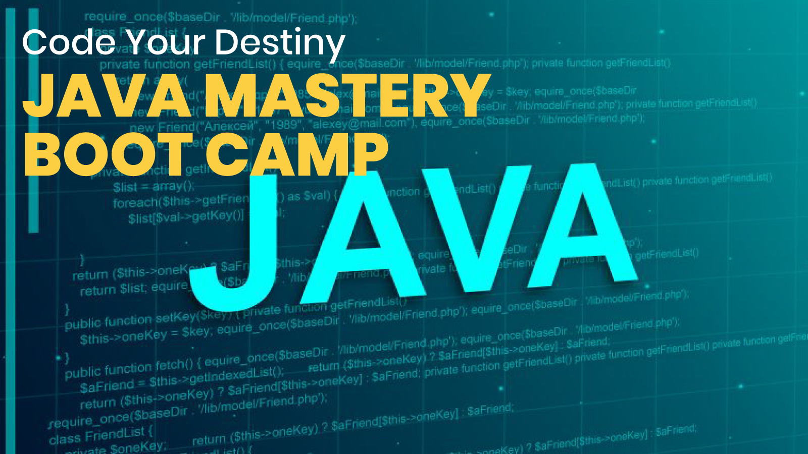 Java Mastery Boot Camp