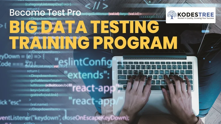 Big Data Testing Training Program