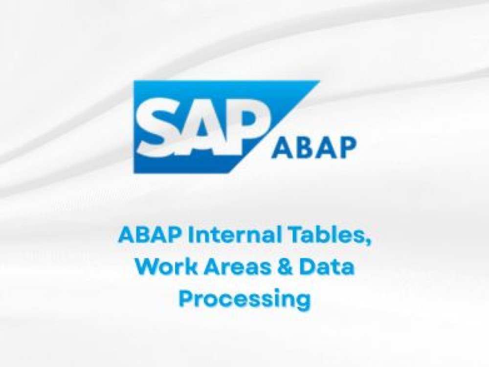 ABAP Internal Tables, Work Areas & Data Processing