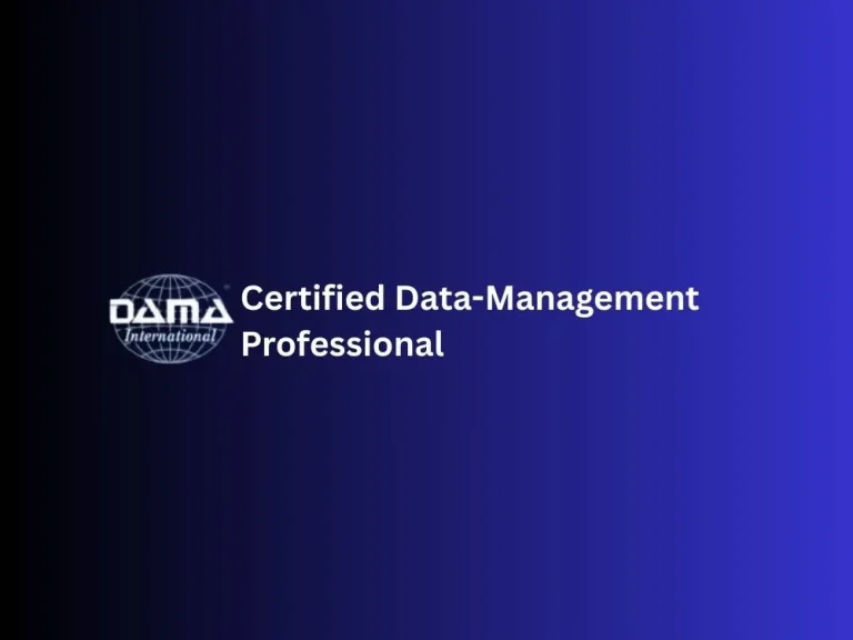 Certified Data Management Professional (CDMP) Training Course