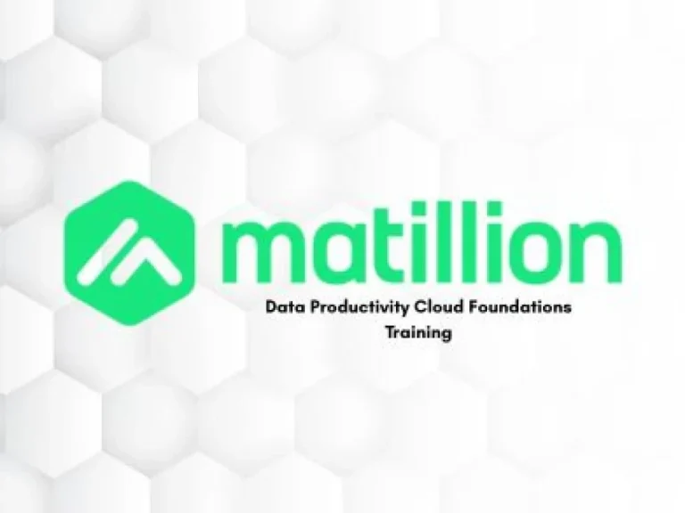 Matillion Data Productivity Cloud Foundations Training Course