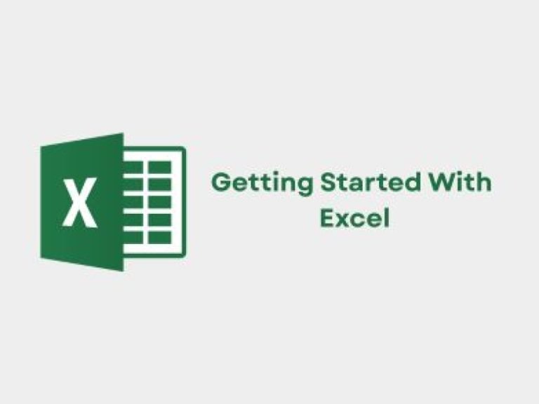 Getting Started With Microsoft Excel