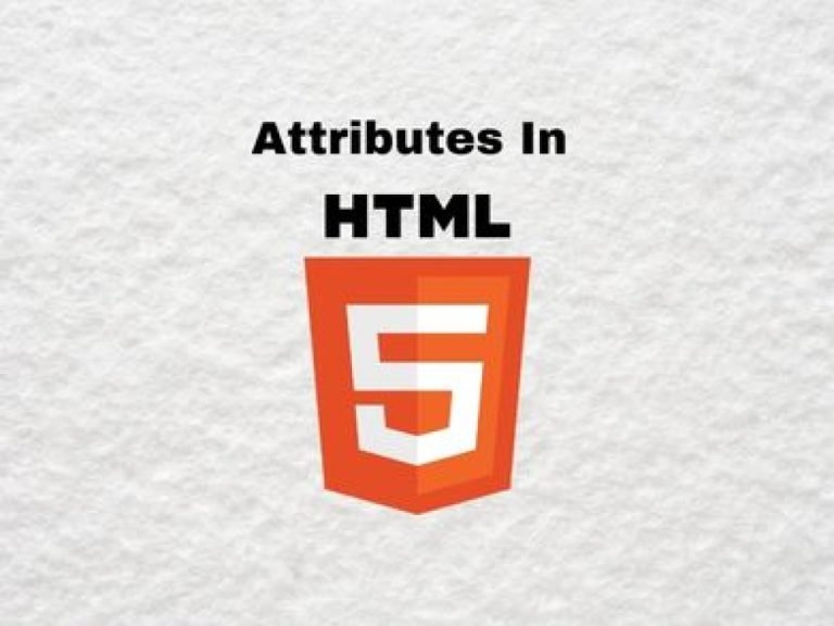 HTML Attributes