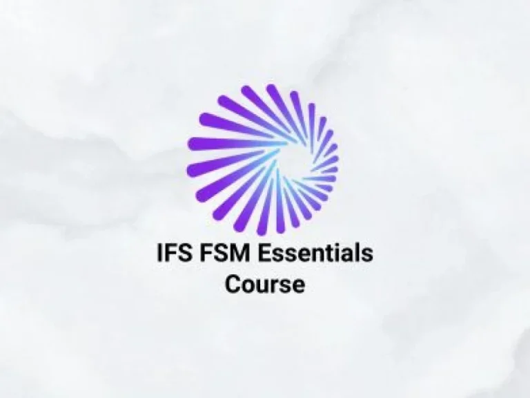 IFS FSM 6.0 Essentials Training Online