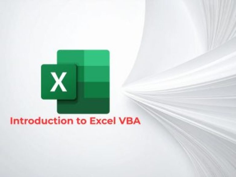Introduction to Excel VBA