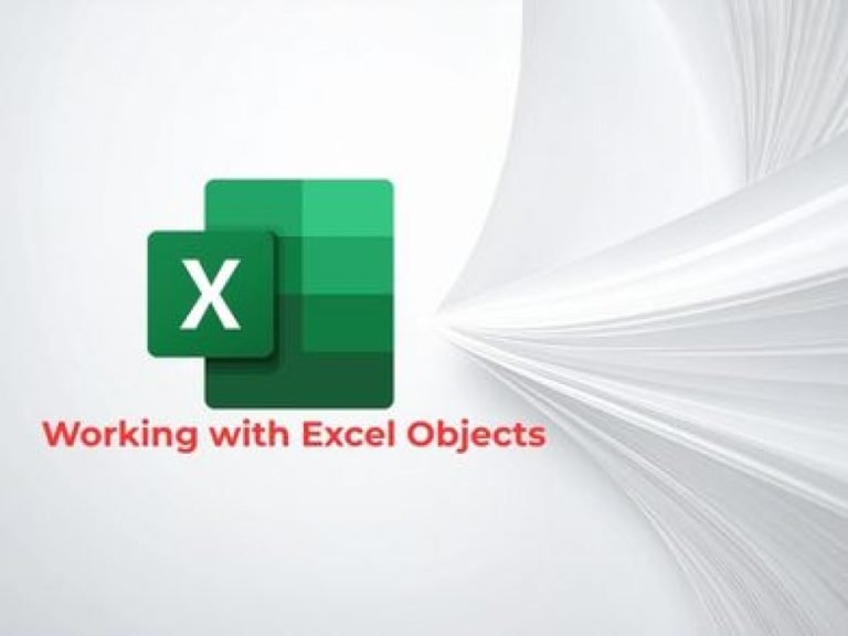 Working with Excel Objects