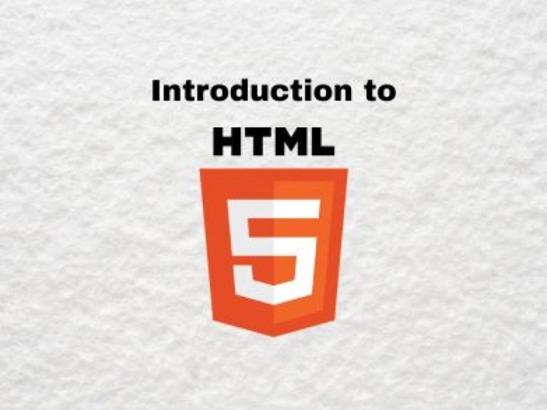 Introduction to HTML