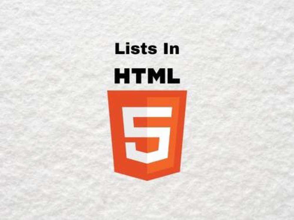 HTML Lists