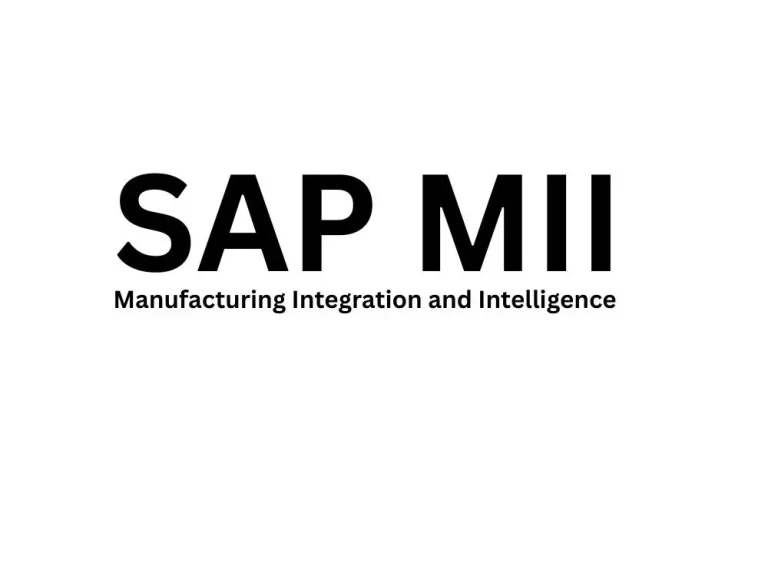 SAP Manufacturing Integration and Intelligence Training