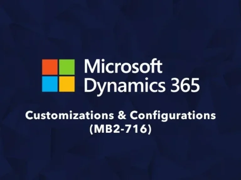 Microsoft Dynamics 365 Training with Certification