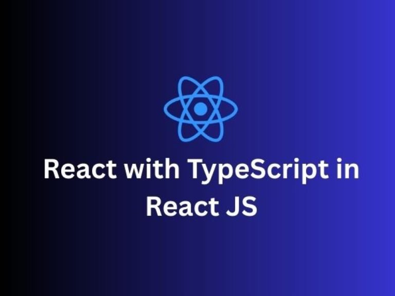 React With TypeScript In React JS