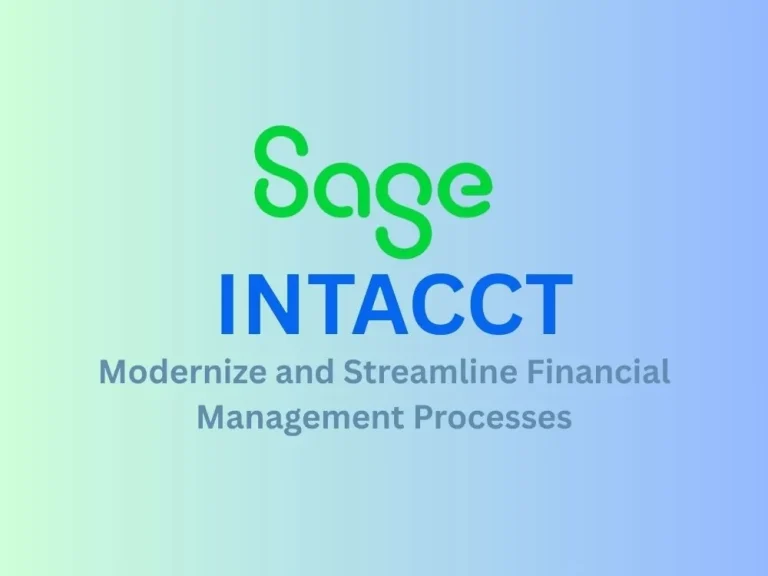 Sage Intacct Training Online Certification Course