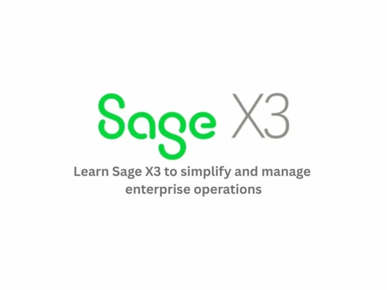 Sage X3 Training