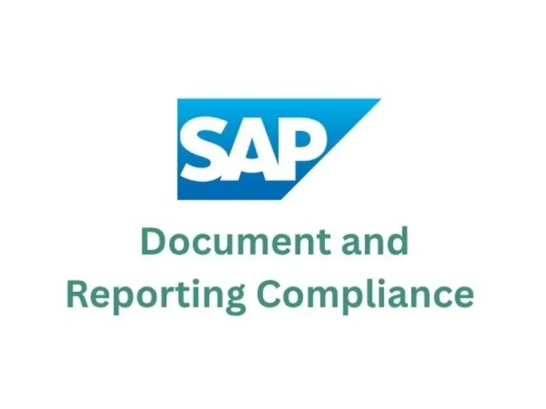 SAP Document and Reporting Compliance (DRC) Training