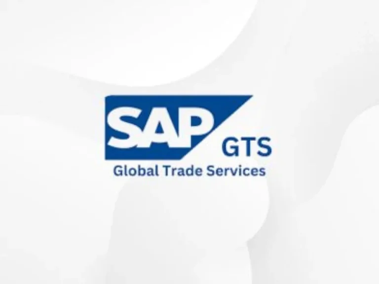 SAP GTS Training Online Certification Course