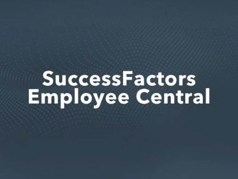 SAP SuccessFactors Training Course For Employee Central