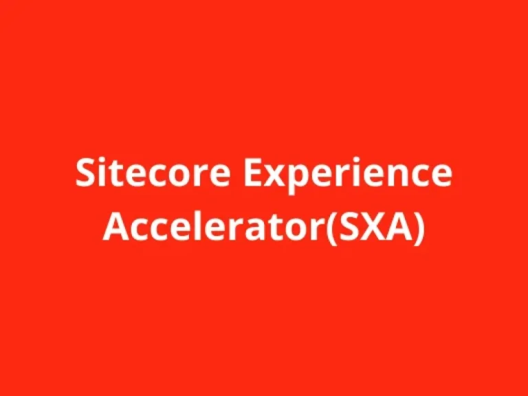 Sitecore SXA Training Certification Course Online
