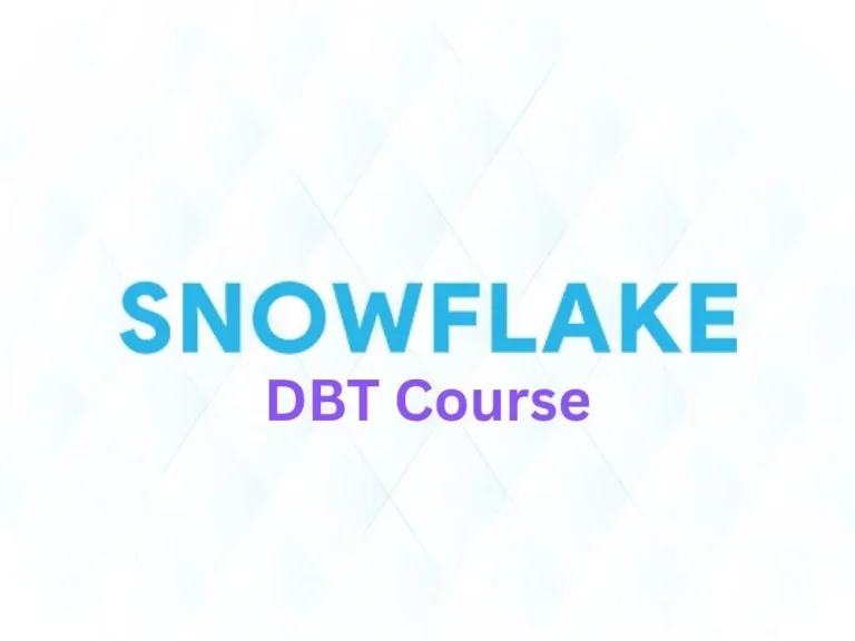 Snowflake DBT Course Online